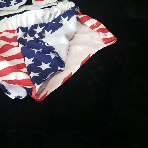 NWOT AMERICANA short shorts and top - Picture 2 of 7